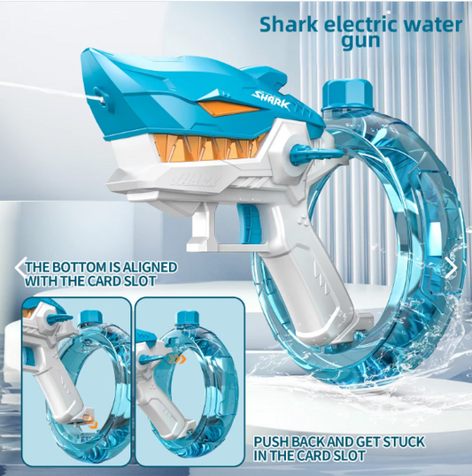 Pistola de Agua Shark - Juguete Acuático Divertido 🦈💦